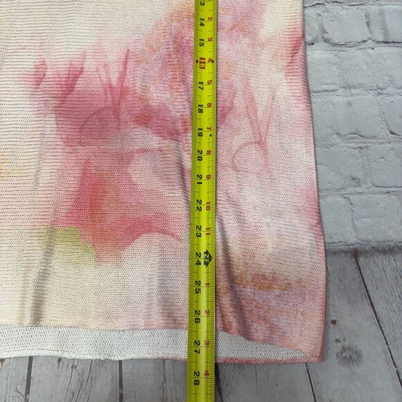 NWT Bianco & Blue Short Sleeve Knit Top Sweater Size Large Acrylic Italy C065 -8 - Picture 4 of 16